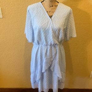 BTFBM baby blue, short, pin dot dress, XL, NWT | offer in description